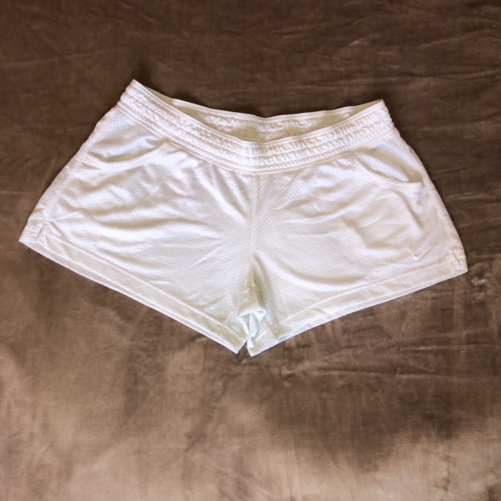 White Nike Shorts, Size XL